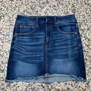 American eagle jean skirt